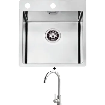 Nerezový dřez Nerezový dřez SET Alveus PURE 20 nerez + Alveus VIOLA nerez