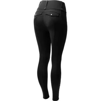Jezdecké kalhoty Jezdecké legíny Horze Anya - černé, 40 - Černá
