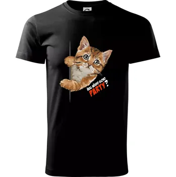 Řekl někdo slovo party - Triko extra velké (5-8XL) - 8XL ( Černá )