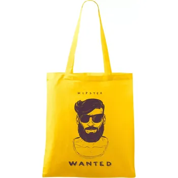 Hipster wanted - Taška bavlněná - 42 x 38 cm ( Žlutá )