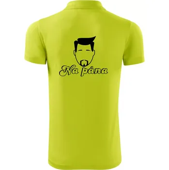Pánská košile Na pána - Polokošile Victory sportovní (dresovina) - 2XL ( Limetková )