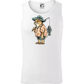 Pánské termoprádlo Kočka rybářem - Tílko pánské Core - 2XL ( Bílá )