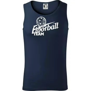 Pánská móda Florbal team - Tílko pánské Core - 2XL ( Námořní modrá (velmi tmavá - téměř černá) )