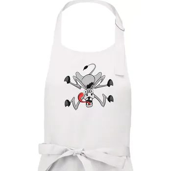 Kuchyňská zástěra Splašený kůň - Dámská zástěra na vaření - Univerzální velikost ( Bílá )