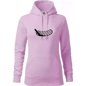 Dámská mikina Florbalová čepel - Mikina dámská Cape s kapucí - XS ( Orchid )