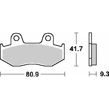 Brzdová destička SBS brzdové destičky KH323 OFF-ROAD sintrované YAMAHA YFM 700 raptor 13-14, YFZ 450S 06-09 barva zlatá (SBS brzdové destičky KH323 OFF-ROAD sintrované YAMAHA YFM 700 raptor 13-14, YFZ 450S 06-09 barva zlatá)