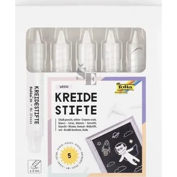 Křídy v tužce na různé povrchy 5ks bílé F370500