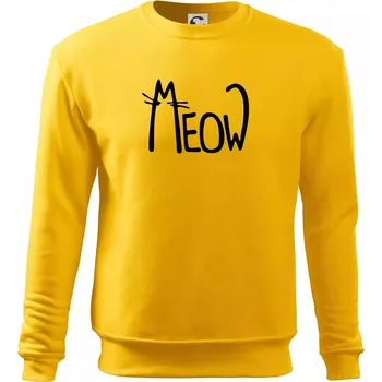 Pánská mikina Meow - Mňau - Mikina Essential pánská - 3XL ( Žlutá )