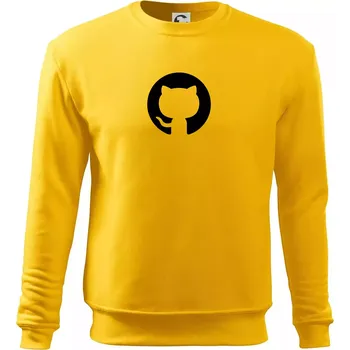 Pánská mikina Kočka v kolečku - Mikina Essential pánská - S ( Žlutá )