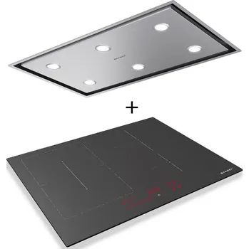 Digestoř SET FABER HEAVEN BRIGHT X KL A90 + FABER FCH 64 GR KL