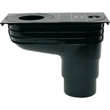 Kanalizační potrubí Lapač střešních splavenin přímý DN Ø 125/110 mm, černá