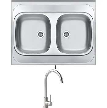 Nerezový dřez Nerezový dřez SET Alveus CLASSIC 40 nerez + Alveus VIOLA nerez