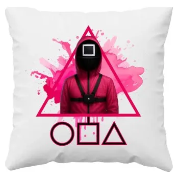 Žertovný předmět The Guard - polštář s potiskem pro fanoušky seriálu Squid Game- Tričkový.cz