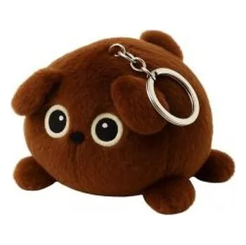 plyšák Brelok maskotka miś brązowy 9cm