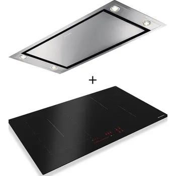 Digestoř SET FABER HEAVEN 2.0 X KL A90 + FABER FCH 84 BK KL