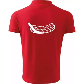 Pánská košile Florbalová čepel - Polokošile pánská Pique Polo 203 - XL ( Červená )