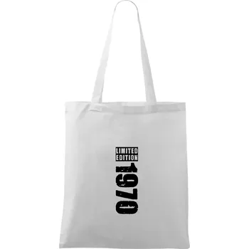 Limited edition 1970 pruh - Taška bavlněná - 42 x 38 cm ( Bílá )