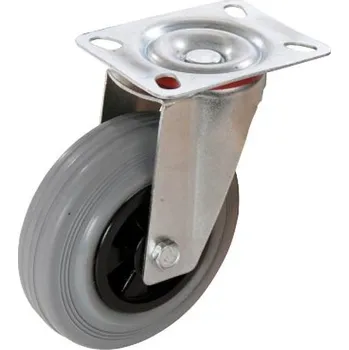 Pojezdové kolečko IGM Fixman gumové kolečko 100mm, 70kg otočné, 133-443003