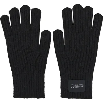 Rukavice Regatta Pletené zimní rukavice Connora Gloves RUG021 black Velikost: S/M
