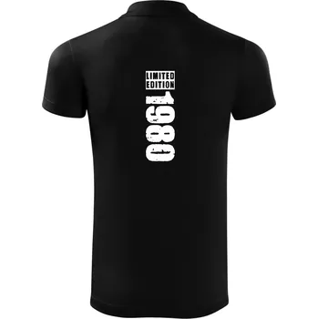 Pánská košile Limited edition 1980 pruh - Polokošile Victory sportovní (dresovina) - 3XL ( Černá )