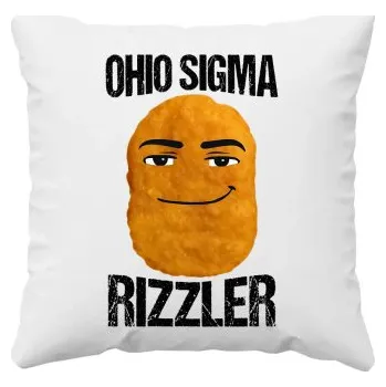 Žertovný předmět Ohio sigma rizzler - polštář s potiskem- Tričkový.cz