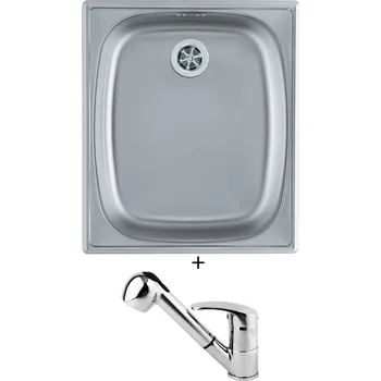 Nerezový dřez Nerezový dřez SET Alveus BASIC 10 nerez + Alveus OAZA chrom