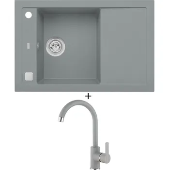 Granitový dřez Granitový dřez SET Alveus FORMIC 30 beton 81 + Alveus TONIA beton 81