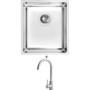 Nerezový dřez Dřez pod desku SET Alveus KOMBINO 20 U nerez + Alveus VIOLA nerez