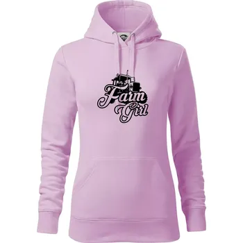 Dámská mikina Farm Girl - Mikina dámská Cape s kapucí - XS ( Orchid )