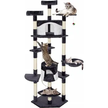 Springos Škrabadlo pro kočky - Domeček Lux 11 pater 203 cm PA1045