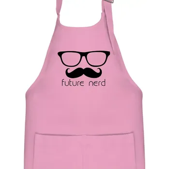 Kuchyňská zástěra Future nerd - Dětská zástěra na vaření - Univerzální velikost ( Růžová )