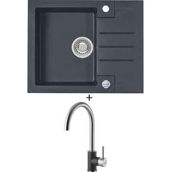Granitový dřez Granitový dřez SET Alveus ROCK 30 twilight 05 + Alveus ELZA twilight 05