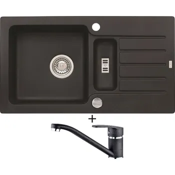 Granitový dřez Granitový dřez SET Alveus NIAGARA 70 black 91 + Alveus NINA black 91