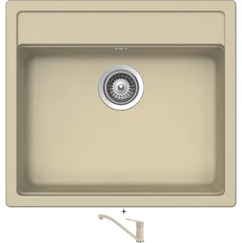 Granitový dřez SET Teka MENORCA 60 S-TG 1B topaz + Teka MTP 913 TG topaz