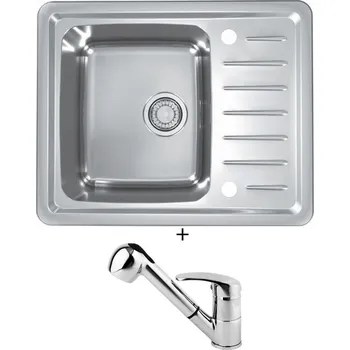 Nerezový dřez Nerezový dřez SET Alveus GALEO 10 nerez + Alveus OAZA chrom