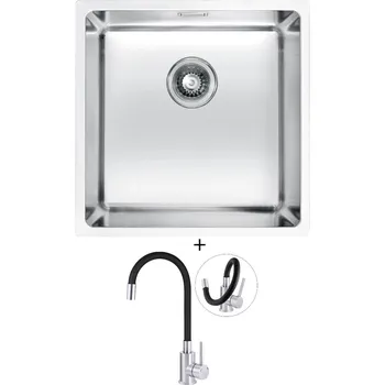 Nerezový dřez Nerezový dřez SET Alveus KOMBINO 30 FS nerez + Deante NEO LUNO BOC B720 nerez