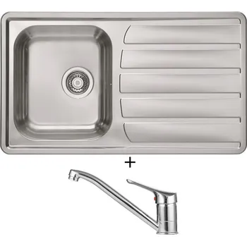 Nerezový dřez Nerezový dřez SET Alveus ZOOM 30 Maxim nerez + Alveus RIVIERA X chrom