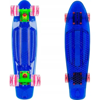 Pennyboard Skateboard Worker Transpy 400 průhledný
