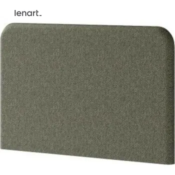 Postel Polstrovaný záhlavník k posteli 120 cm barva šedozelená