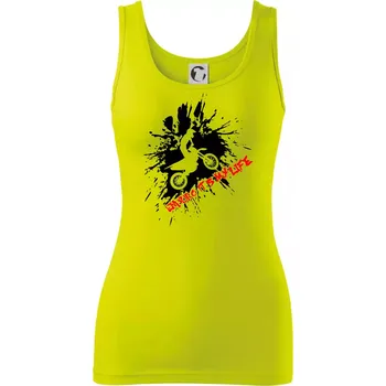 Dámské tričko Enduro its my life - Dámské tílko - M ( Limetková )