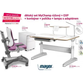 Dětsný nábytek Akční set - Dětský rostoucí stůl se židlí - MA