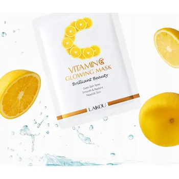 Pleťová maska Laikou Vitamin C Pleťová Maska - Rozjasňující Pleťová Maska s Vitamínem C