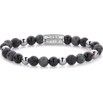 Náramek Rebel & Rose náramek Shiny Night, 6mm Velikost: S