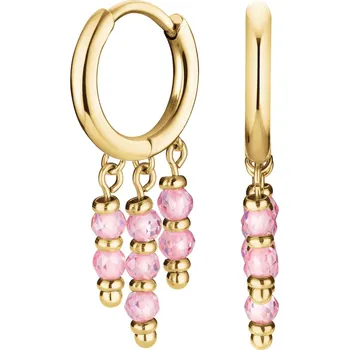 Náušnice Rosefield dámské náušnice pozlacené, JEPHG-J815