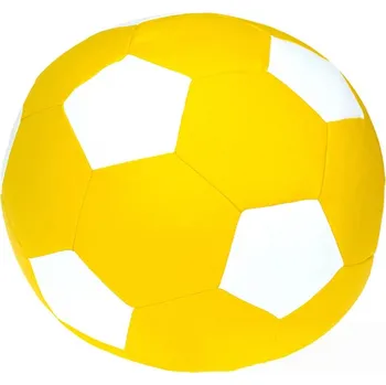 Taburet Sedací vak - míč 80 cm - žlutá + bílá