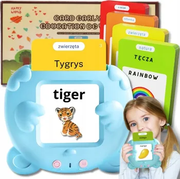 Hračka pro nejmenší HRAČKA PRO VÝUKU ANGLIČTINY PRO NEJMENŠÍ - 112 KARET SLOVA OBRÁZKY VÝSLOVNOST DĚTI