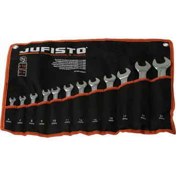 Klíč SADA OČKO-PLOCHÝCH KLÍČŮ JUFISTO KOVANÁ