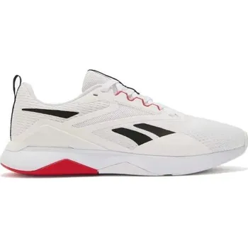 Pánská fitness obuv Pánská tréninková obuv Reebok NANOFLEX TR 2.0 8.5 Bílá, Černá, Červená