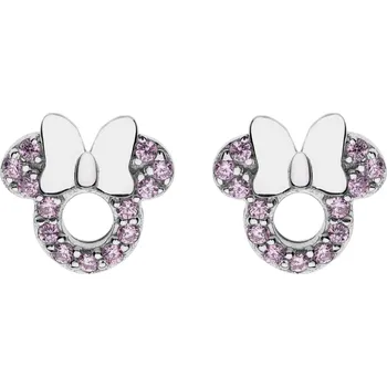 Náušnice Disney dětské náušnice Minnie Mouse stříbrné ES00065RZPL.CS