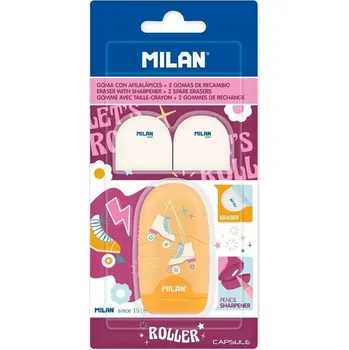Ořezávátko Ořezávátko s gumou Capsule Roller 2 gumy MILAN